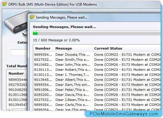 SMS Software for Modem