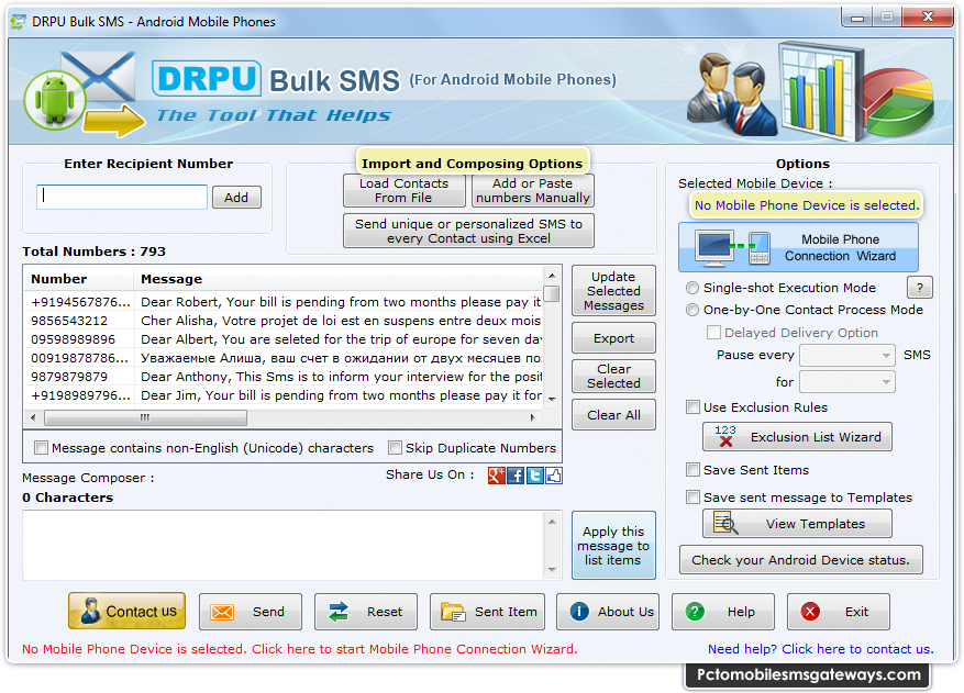 Free Download Bulk Sms Sending Software For Pc