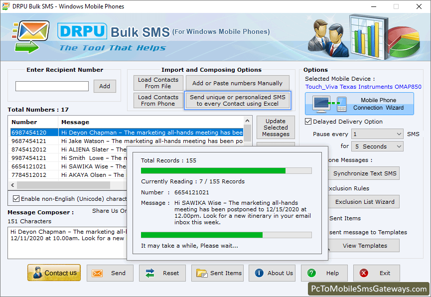 sending process