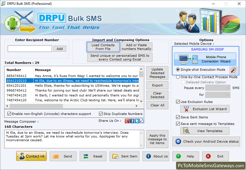 Load Contacts From File